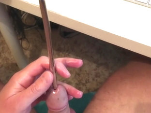 Sounding play and stretching urethra