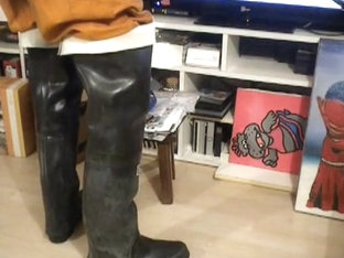 nlboots - orange overalls westgate waders