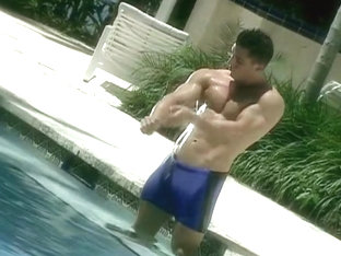 Crazy amateur gay clip with Hunk, Sports scenes