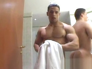 muscle men jack off