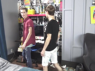 8teenBoy Trevor Harris takes horse hung twink Gabe Isaac bareback