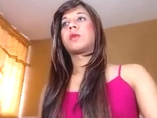 Sexy shemale shows off big ass and big cock