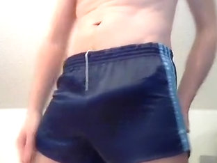 cumming into adidas glanzshorts... ï¾© wichsgriffel