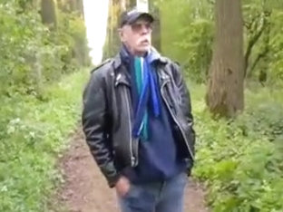 nlboots - smokin', jeans, leather jacket and rubber boots