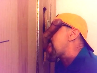 Gloryhole: 22yo college boyfrend comes to the gap