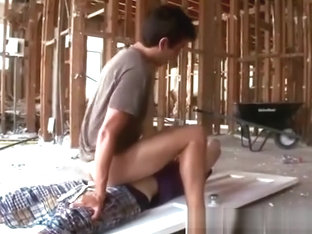 Guy has his ass fucked in public