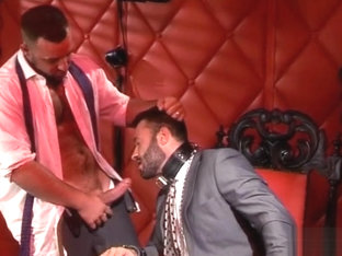 MAP Red chamber 2. Executive bound gagged and worked over in his dungeon.